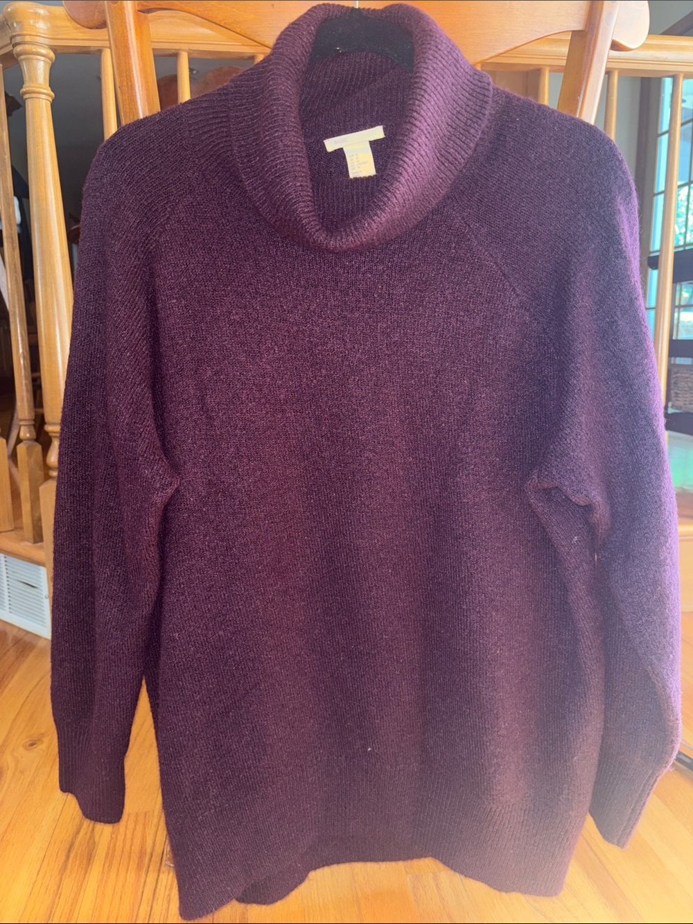 H&M Plum Cowl Neck Sweater